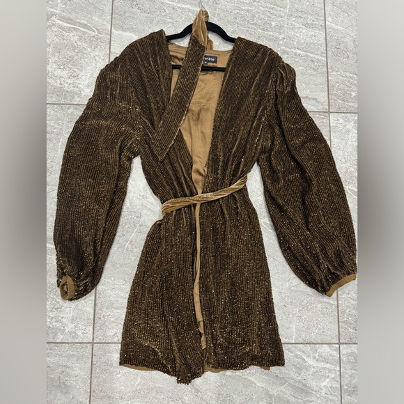 Retrofete Gabrielle Wrap Dress - Picture 2 of 3